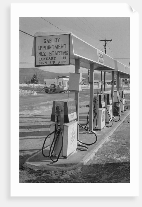 Isolated Gas Pump Area by Anonymous