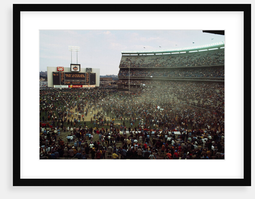 Baseball Fans Celebrating Victory by Anonymous