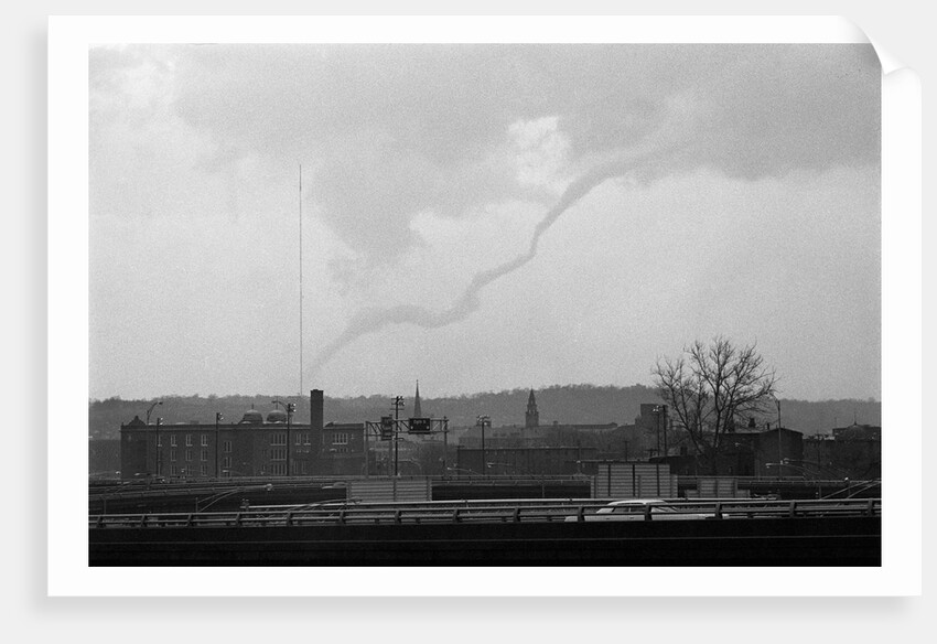 Distant View of Storm Damaged Land Area by Anonymous