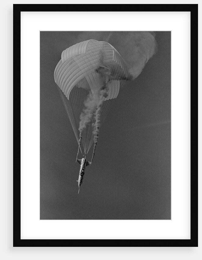 Evel Knievel Flying Rocket with Parachute by Anonymous