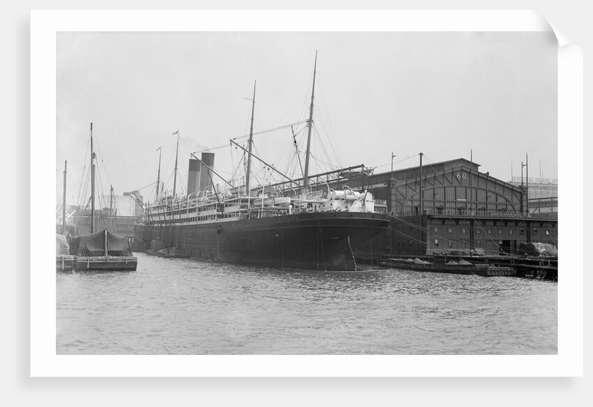 Adriatic Ship Docked by Anonymous