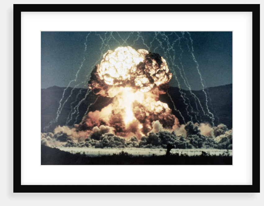 Nuclear Explosion MET in Nevada Desert by Anonymous