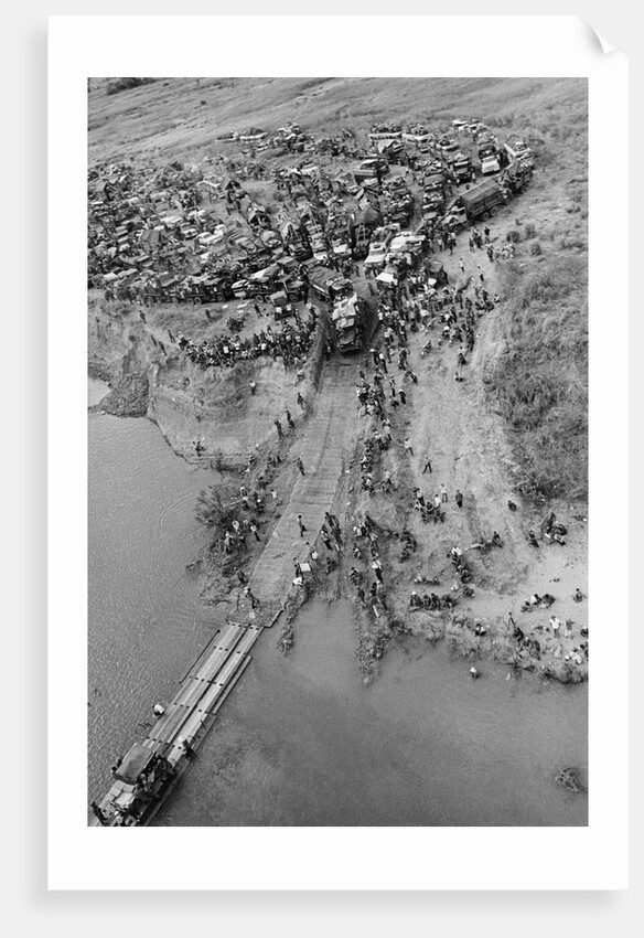 Convoy Crossing the Song Ba River by Anonymous