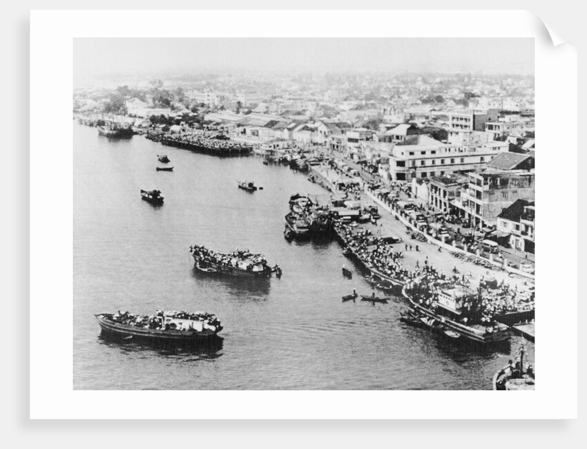 Boats Transporting Refugees by Anonymous
