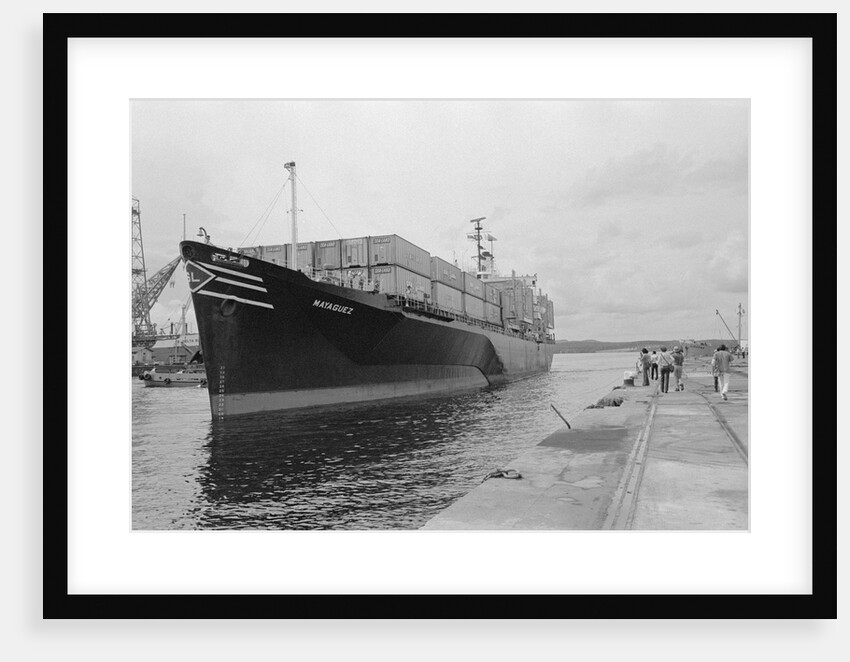 View of the American Freighter SS Mayaguez by Anonymous