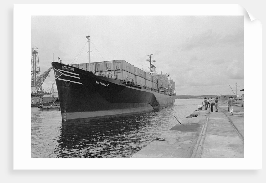 View of the American Freighter SS Mayaguez by Anonymous
