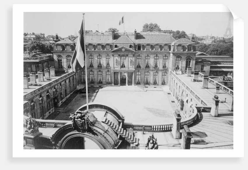 Exterior View of the Elysee Palace by Anonymous