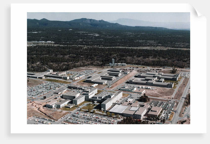 Aerial View of Los Alamos Scientific Laboratory by Anonymous