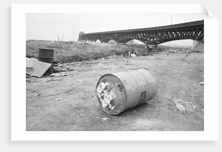 Metal Drum at Landfill in Jimmy Hoffa Case by Anonymous