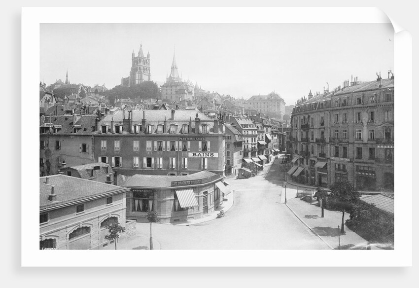 Quaint Lausanne Scenery by Anonymous