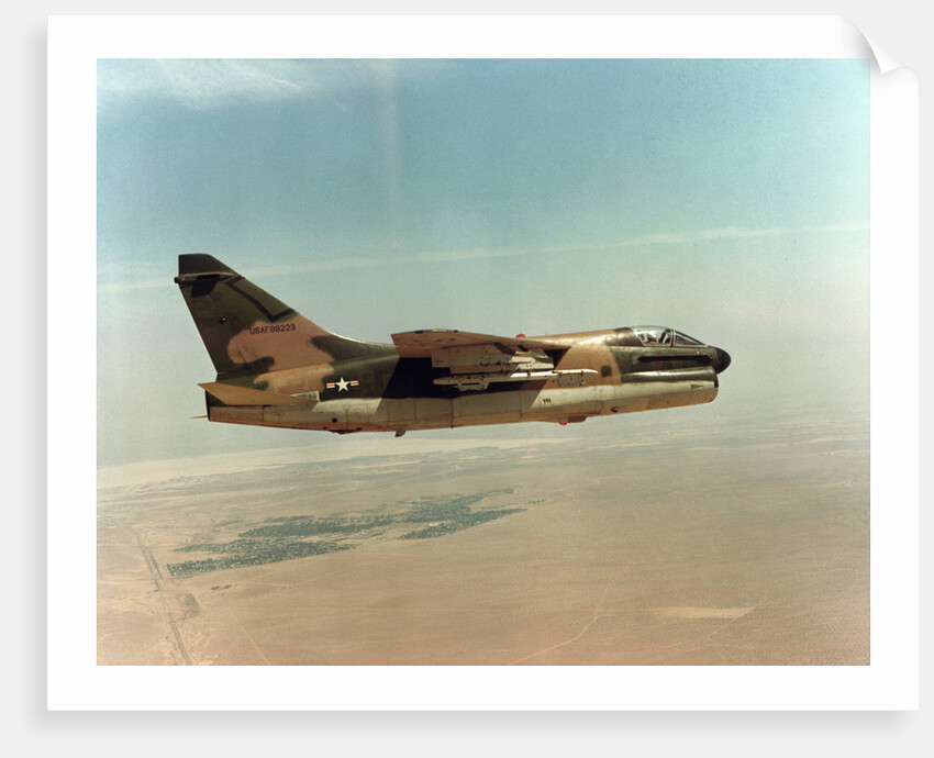 United States Air Force A-7D Corsair Jet Aircraft by Anonymous