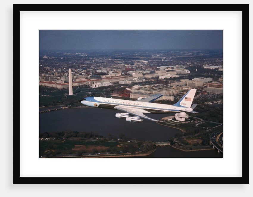 Air Force One in Flight by Anonymous