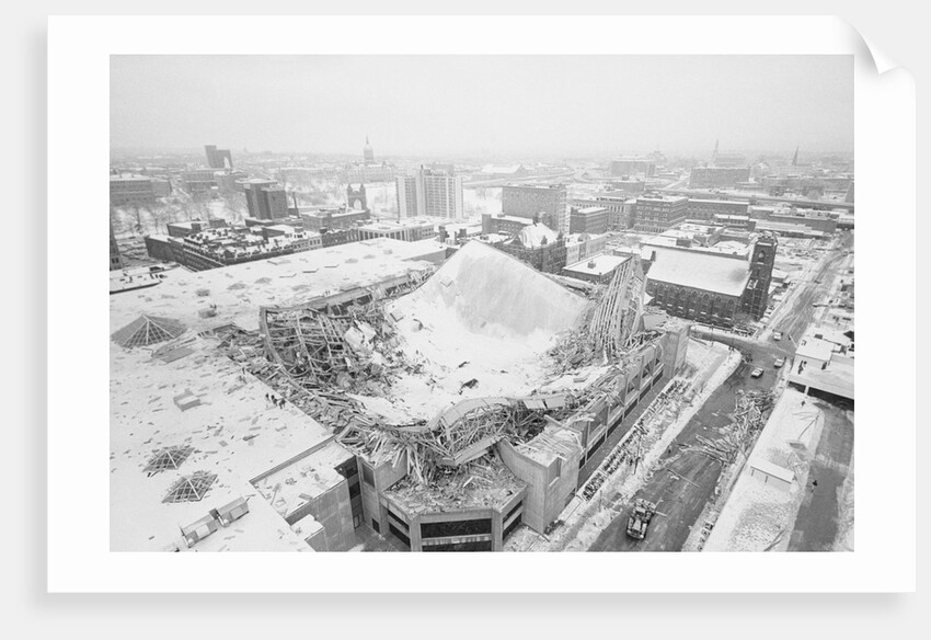 Aerial View of Hartford Sports Civic Center by Anonymous