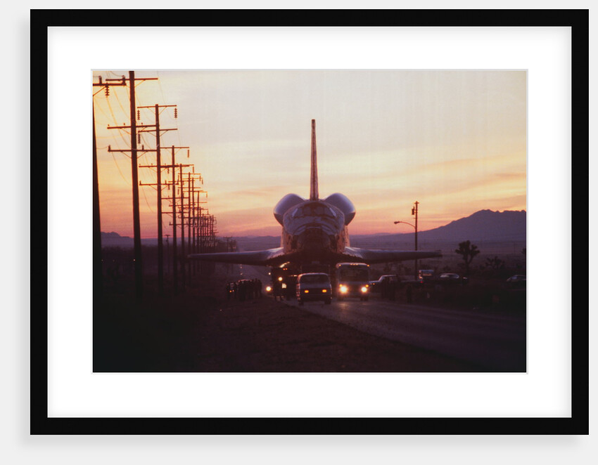 Trucks Towing the Shuttle Columbia by Anonymous