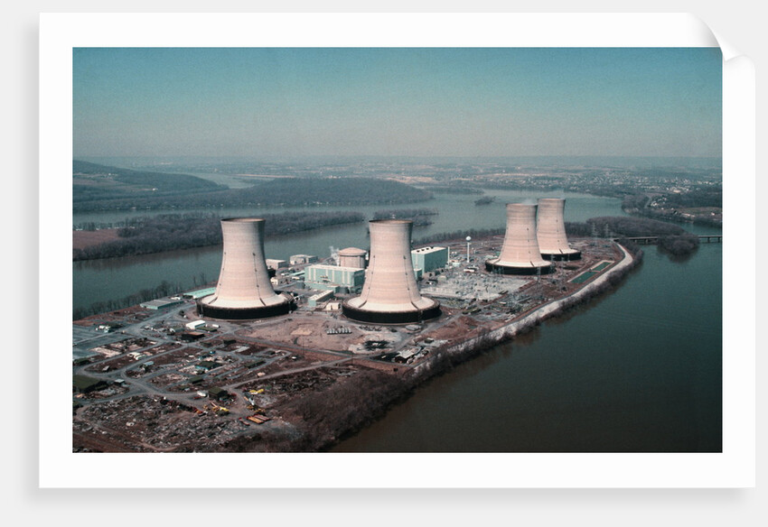 Three Mile Island Cooling Towers by Anonymous
