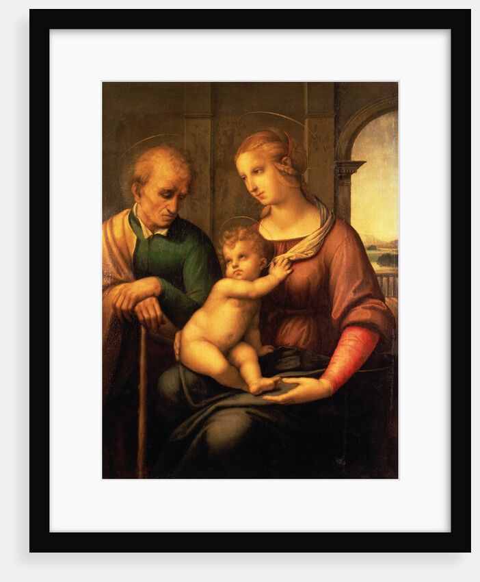 Raphael's Holy Family Painting by Anonymous