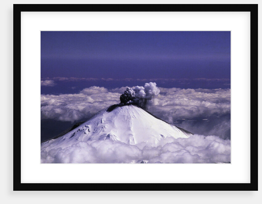 Mount St. Helens Erupting by Anonymous