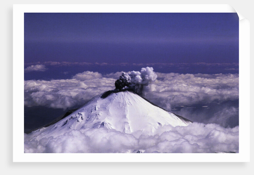 Mount St. Helens Erupting by Anonymous