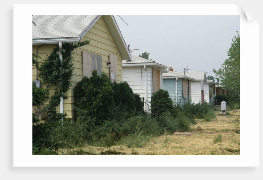 Boarded-Up Homes by Anonymous