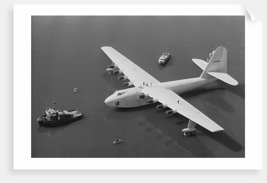 Howard Hughes' "Spruce Goose" by Anonymous