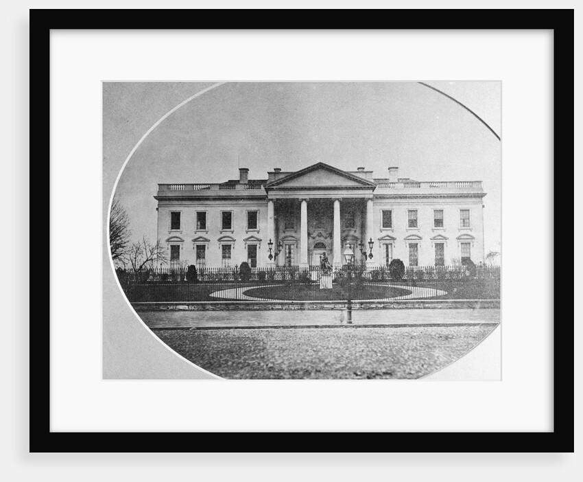 Old Photo of White House by Anonymous