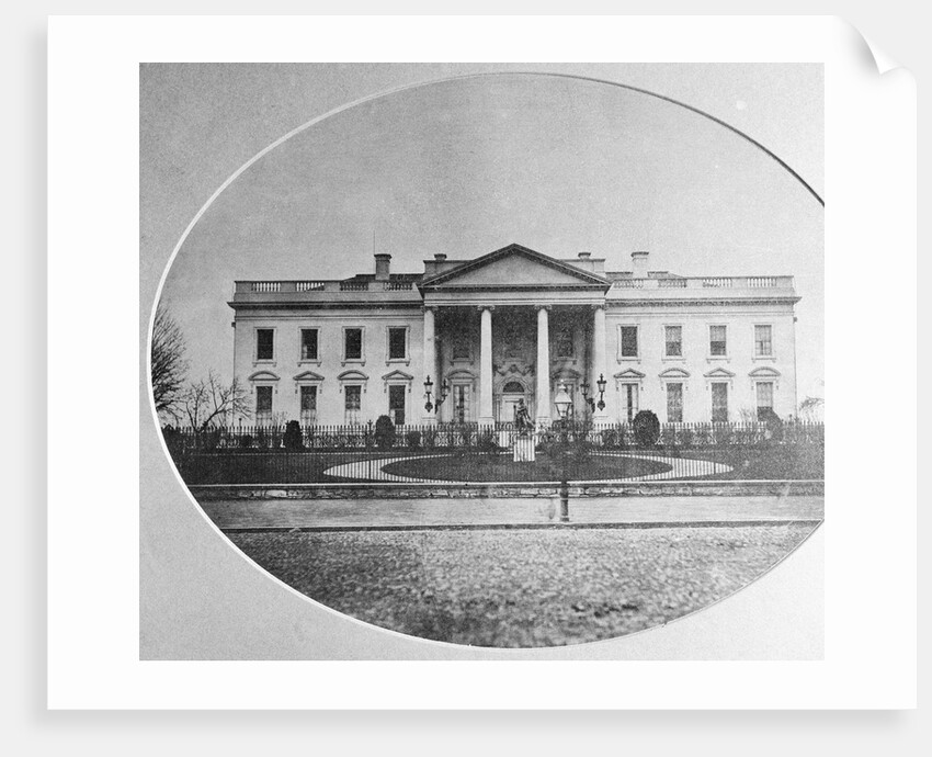 Old Photo of White House by Anonymous