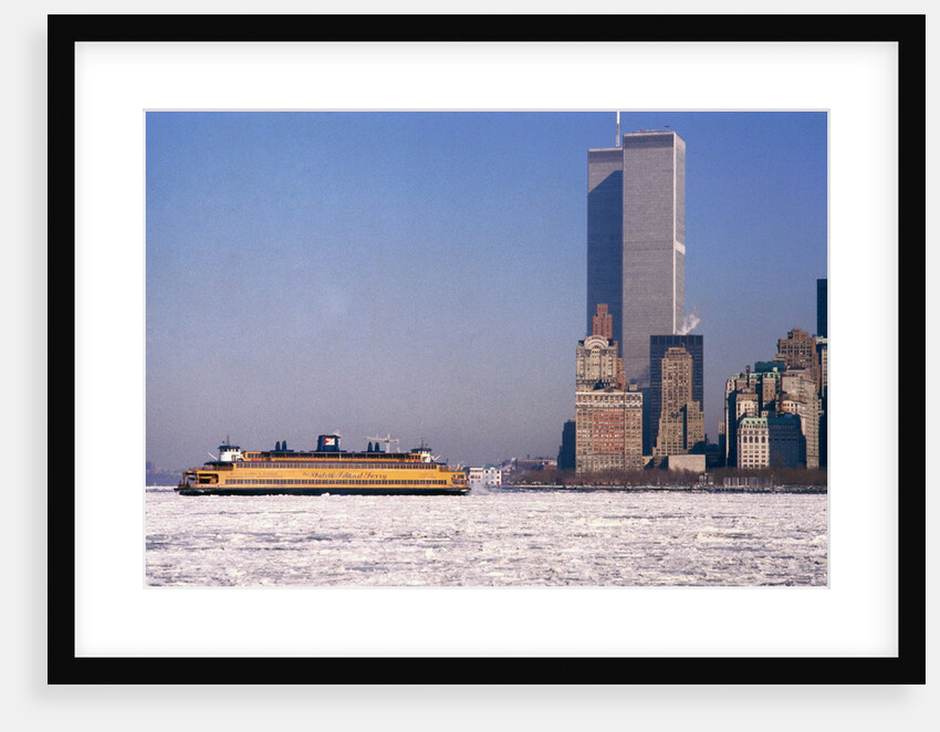 Governor's Island and Manhattan Skyscrapers by Anonymous