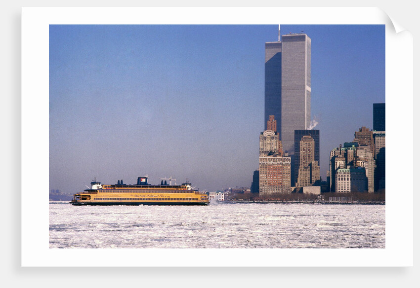 Governor's Island and Manhattan Skyscrapers by Anonymous