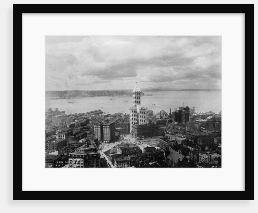 Overview of Harbor and Architecture of Seattle by Anonymous