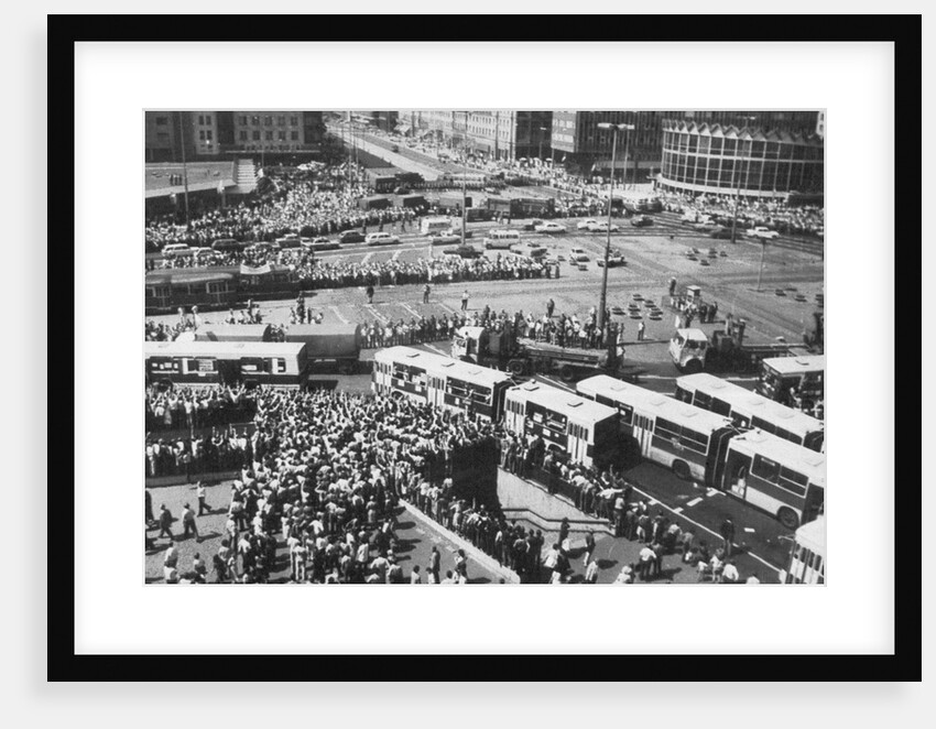Busy Streets in Warsaw by Anonymous