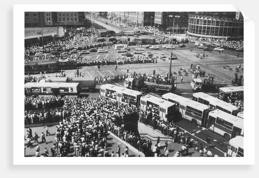 Busy Streets in Warsaw by Anonymous