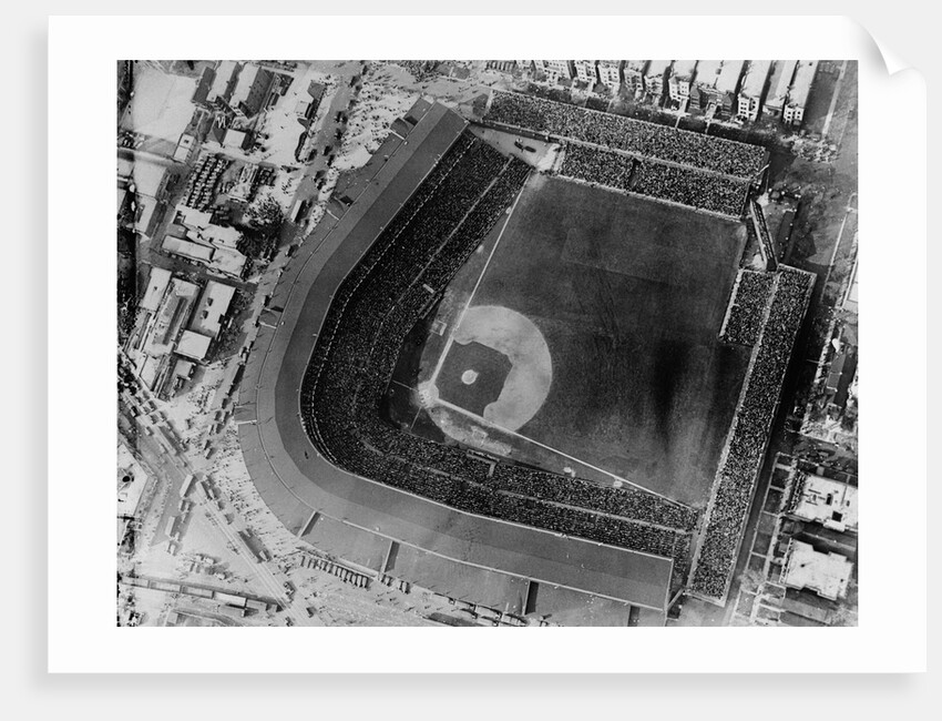 Aerial View of Wrigley Field by Anonymous