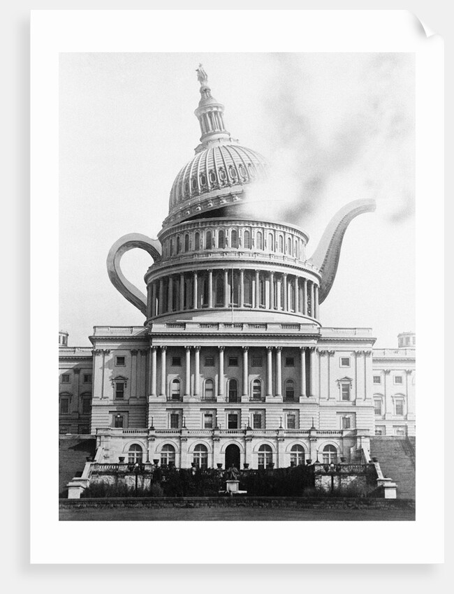 Capitol Building as Teapot by Anonymous
