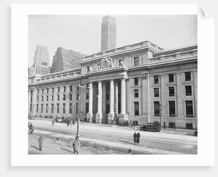 Pennsylvania Station During Cab Strike by Anonymous