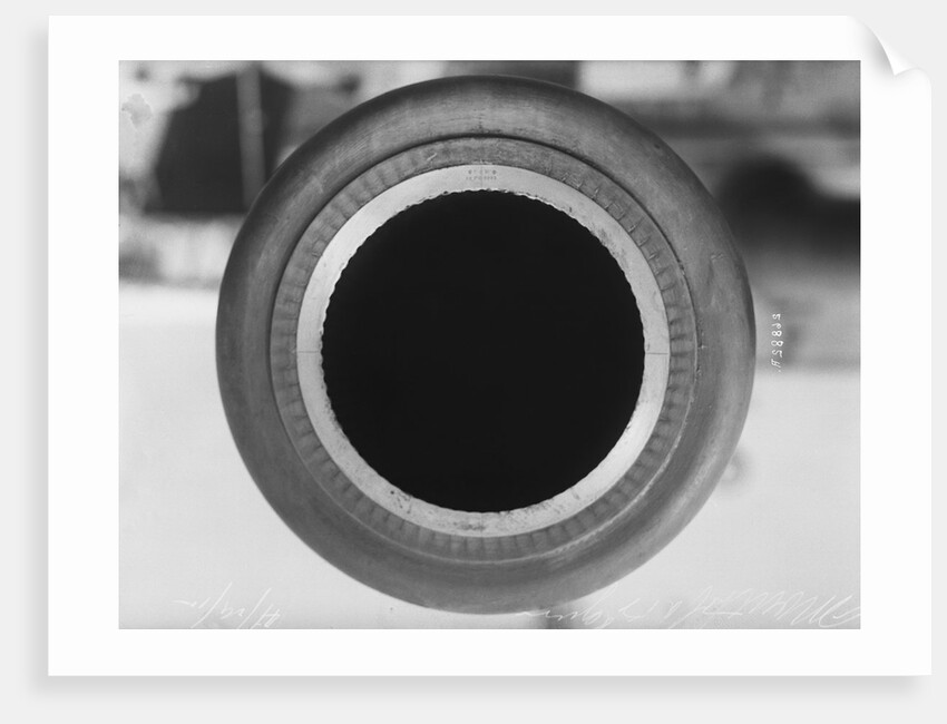 Muzzle of Warship Gun by Anonymous