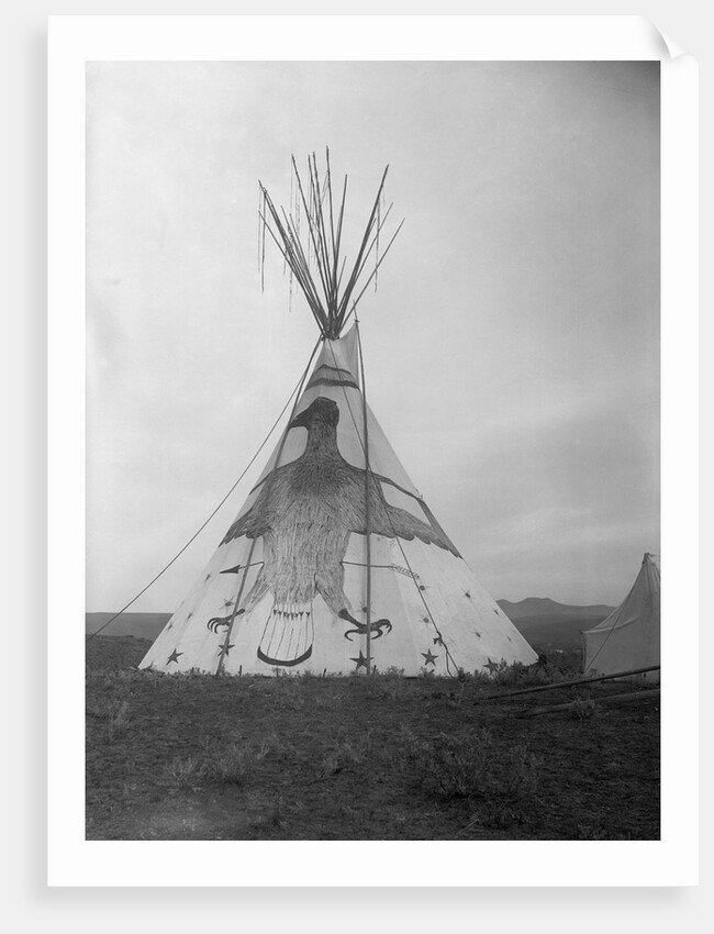 Decorated Crow Tepee by Anonymous