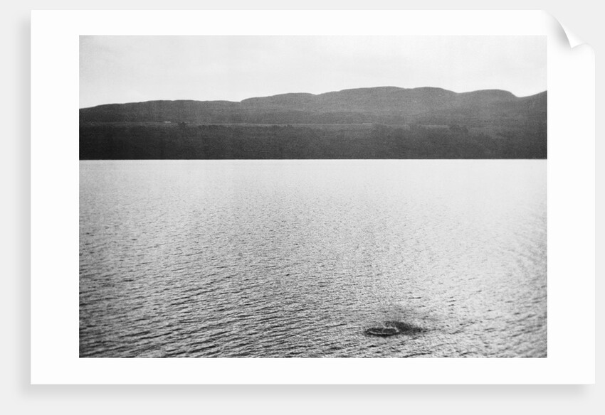 Supposed Sighting of the Loch Ness Monster by Anonymous