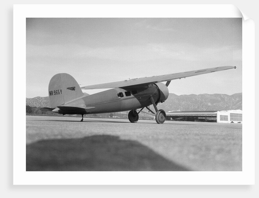 A Lockheed Wasp-Powered Vega Plane by Anonymous