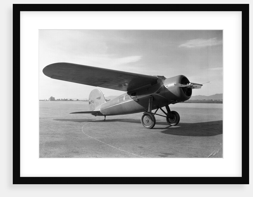 A Lockheed Wasp-Powered Vega Plane by Anonymous