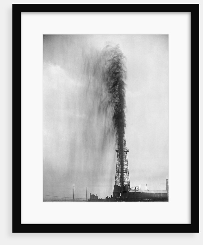 View of Oil Coming up from Ground by Anonymous
