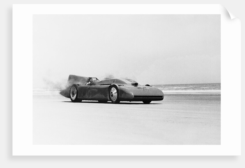 View of Racecar in Motion by Anonymous