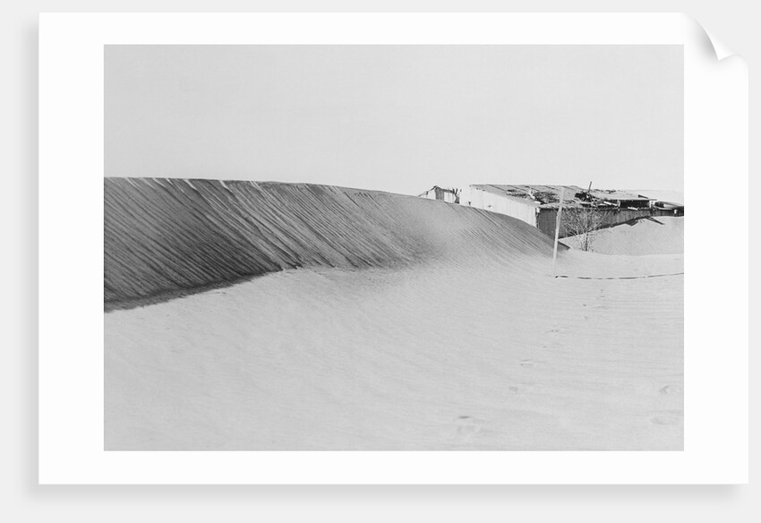 Barn Buried by Sand by Anonymous