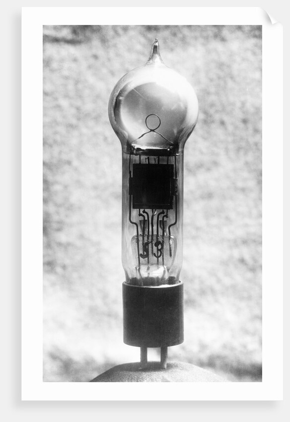 View of Early Light Bulb by Anonymous
