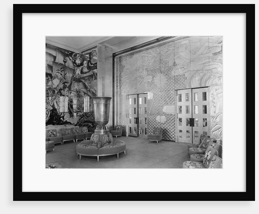 Grand Salon of SS Normandie by Anonymous