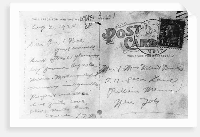 Postal Letter as Crime Evidence by Anonymous