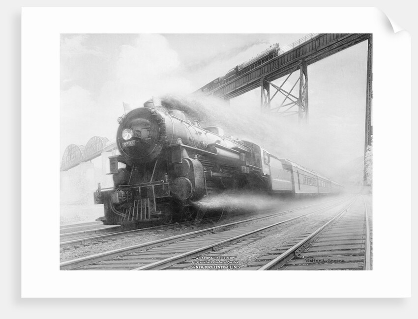 The Twentieth Century Limited of the New York Central Lines by Walter L. Greene