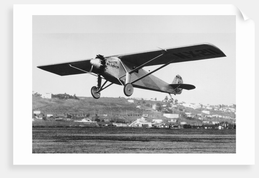 Spirit of St. Louis in Flight by Anonymous