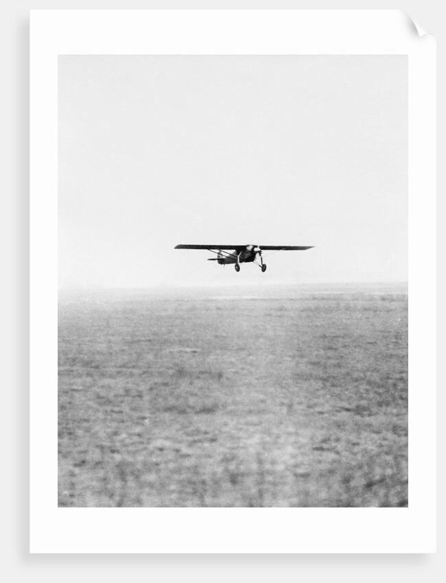 View of Charles Lindberg's Plane by Anonymous