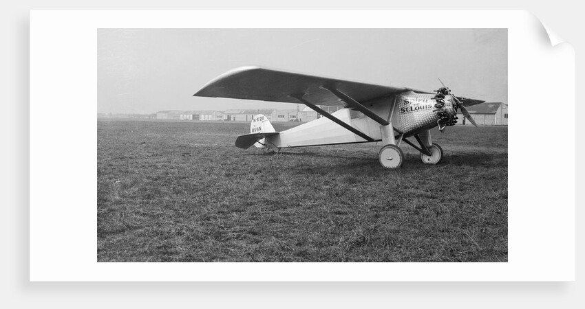 View of Charles Lindbergh's Airplane The "Spirit of St. Louis" by Anonymous