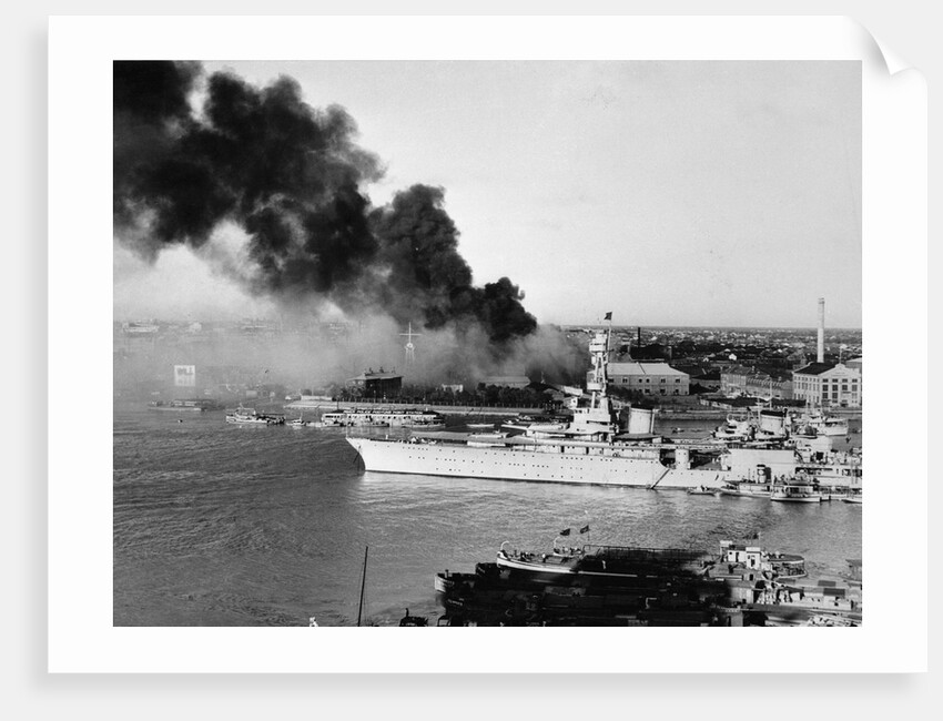 Large Ship on Shanghai Coast by Anonymous